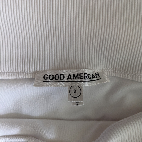 🆕GOOD AMERICAN Rib Fold Over Off Shoulder Top-L - Picture 7 of 14